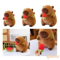 ราคา ตุ๊กตาคาปิบาระน่ารัก ถือแตงโม งานฝีมือ น้ำหนักเบา สไตล์ตกแต่งบ้านสำหรับปาร์ตี้วันหยุด (42811180715)