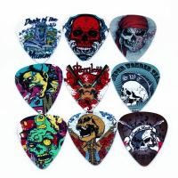 ราคา 10 ชิ้นผสมสีกีตาร์เลือกอุปกรณ์เสริมทาสี Ukulele Shrrapnel เครื่องดนตรีทํา 250825 (42964987706)