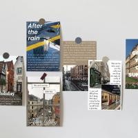 ราคา 现货 20 การ์ดถนนภาษาอังกฤษสไตล์ระดับไฮเอนด์ศิลปินโปสการ์ดตกแต่งห้องหอพักสติ๊กเกอร์ติดผนัง 250420 (29584138393)