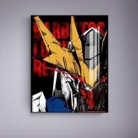 ราคา ร้อนเลือดมือถือสูทกันดั้มชุดขห้องนั่งเล่นห้องเด็กอะนิเมะโซฟาพื้นหลังผนังจิตรกรรมห้องนอนข้างเตียงภาพวาด 250821 (40514326188)