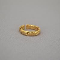 ราคา แหวนเปิดเกลียวสีทอง สไตล์เกาหลี (57051173516)