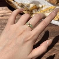 ราคา แหวนทับทิมสีน้ำเงินเคลือบวินเทจ (44226493484)