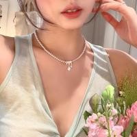 ราคา French Manta Rose Pearl Light Luxury High end สร้อยคอ (41221415228)