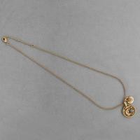 ราคา สร้อยคอมูนครึ่งวงกลม สไตล์เรโทรสีครามและฟ้านิล เหมาะสำหรับผู้หญิง (42767336752)