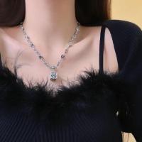 ราคา สร้อยคอดาวแปดจุดฝังเพชรลูกเต๋า สไตล์หวานๆ (41122565731)