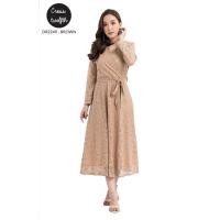 ราคา DR2249เดรสลูกไม้ คอวี อกป้าย กระโปรงด้านล่างเป็นทรงSkaterใส่แล้วมีความเจ้าหญิงสุดๆซับในทั้งชุดลายผ้าลูกไม้ (4657092427)