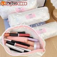 ราคา SGB กล่องดินสอสไตล์เกาหลีน่ารักสําหรับนักเรียน กระเป๋าปากกาโบว์ความจุขนาดใหญ่ การออกแบบดอกไม้ไนลอนพร้อมซิปเรียบ กระเป๋าเก็บเครื่องเขียนสีชมพูสีขาว (42026125973)