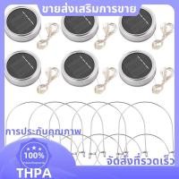 ราคา ไฟฝาโถพลังงานแสงอาทิตย์ 6 แพ็ค 20 ไฟ Led String ไฟฝาโถหิ่งห้อยดาวนางฟ้า รวมไม้แขวนเสื้อ 6 อัน ไม่รวมกระปุก ไฟสวนลานประดับพลังงานแสงอาทิตย์ โคมไฟตั้งโต๊ะ ประพฤติ (29819502687)