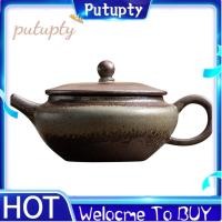 ราคา 100มล เก่าร็อคโคลนแบนกาน้ําชาจีนย้อนยุคชาการต้มหม้อชากาน้ําชาบอลหลุมกรองชากาต้มน้ําพิธีชงชา (58100069071)