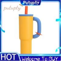 ราคา 40ออนซ์ฉนวนแก้วสแตนเลสแก้วน้ําถ้วยน้ําแข็งความร้อนพร้อมหลอดกาแฟสีเหลือง (55850054144)