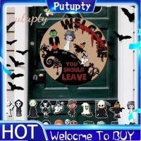 ราคา เปลี่ยนป้ายต้อนรับฮาโลวีนแขวนป้ายไม้ที่มี23ชิ้นเปลี่ยนไอคอนฤดูใบไม้ร่วงฮาโลวีนระเบียงตกแต่งผนังลาน (29992995945)