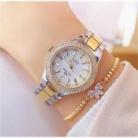 ราคา BS Bee Sister แฟชั่นผู้หญิงนาฬิกา Casual สายสแตนเลสควอตซ์นาฬิกากันน้ําสุภาพสตรี Elegant Diamond Rhinestone นาฬิกาข้อมือของขวัญสําหรับผู้หญิง (43275463706)