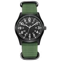 ราคา Air Force Field นาฬิกาผู้ชายสายผ้า 24 ชั่วโมงญี่ปุ่นนาฬิกาควอตซ์การเคลื่อนไหว 42 มม นาฬิกาข้อมือ Dial สําหรับชาย (41425614021)