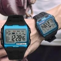 ราคา SYNOKE 50M กันน้ําผู้ชายนาฬิกาสปอร์ตดิจิตอล 53 มม นาฬิกา Face SYNOKE ยี่ห้อ Multi Functional LED นาฬิกาอิเล็กทรอนิกส์ (29893328382)