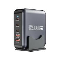 ราคา 200W Gallium USB Charger 20V 5A High Power USB Charge Station HUb Desktop Wall Charger Fast Charging สําหรับ Universal มือถือแท็บเล็ตแล็ปท็อป (44223880192)
