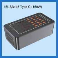 ราคา สถานีชาร์จ USB หลายพอร์ต Universal Desktop Fast Charging Dock Wall Charger สําหรับแท็บเล็ตโทรศัพท์ (27888492389)