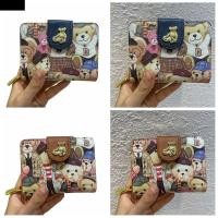 ราคา กระเป๋าการ์ด ไดนา กระเป๋าบัตรประจําตัวทรงสี่เหลี่ยมแบบบูรณาการน่ารักแบบสั้นหมีน้อยกระเป๋าใส่เหรียญอเนกประสงค์หญิง (27691244764)