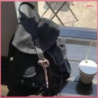 ราคา ไดนา กระเป๋าเป้สะพายหลังย้อนยุค ล้างผ้ายีนส์ความจุขนาดใหญ่กระเป๋านักเรียน ลูกไม้ขึ้นสัมผัสเย็บ เชือกรูด กระเป๋าผ้าใบเดินท (44076567668)