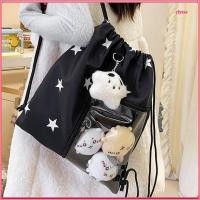 ราคา กระเป๋าเป้สะพายหลังเชือกรูด ไดนา กระเป๋าเก็บตุ๊กตาลําลองมัลติฟังก์ชั่นกระเป๋าสะพายไหล่ใสความจุขนาดใหญ่ (40075187535)