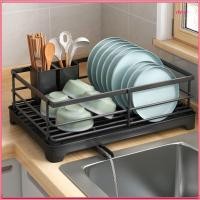 ราคา DYNA ชั้นวางจานแห้งในครัว ชั้นวางจานอเนกประสงค์กันความชื้น ชั้นวางท่อระบายน้ํา ทําความสะอาดง่าย 2 ชั้น ชั้นเก็บจานแบบถอดได้ Home (27443295141)