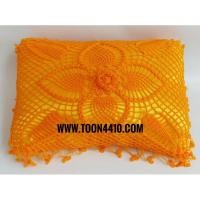 ราคา หมอนหนุนพระ ปลอกไหมพรมถัก คละลาย (8634990065)