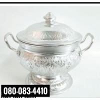 ราคา โถข้าวแบ่งอลูมิเนียม โถข้าวอลูมิเนียม ขนาด 20 ซม ตักบาตรพระ (10210068983)