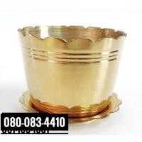 ราคา กระถางธูปจานรองทองเหลือง 7 8 นิ้ว (7389396875)