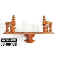 ราคา หิ้งพระไม้สัก ขนาด 30 50 ซม (10511461365)