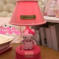 ราคา Hello Kitty Night Light Vintage โคมไฟตั้งโต๊ะห้องนอนโต๊ะข้างเตียงน่ารักโคมไฟสีชมพูของขวัญวันเกิด (44464029925)