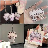 ราคา พวงกุญแจตัวอักษร ทําเอง ชื่อเพื่อนตัวอักษรภาษาอังกฤษพวงกุญแจการ์ตูนแมวกระเป๋าจี้ (27186998049)