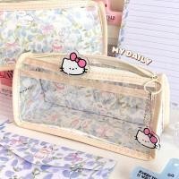 ราคา กระเป๋าดินสอลูกสุนัขสีเขียวกระเป๋าใส่ดินสอใสความจุสูงสําหรับนักเรียนอุปกรณ์ (43908236040)