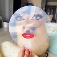 ราคา พัดลมโปร่งใสตลกแสดงออกน่ารักคิตตี้แมวคาปิบาระชินจังพัดลมมือ (26680110670)