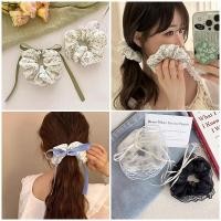 ราคา โบว์ลูกไม้ผูกผมริบบิ้นดอกไม้แฟชั่นสาวอุปกรณ์แฟชั่นฤดูร้อน (28477577985)