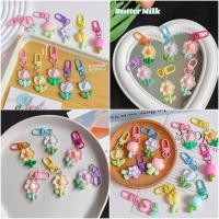 ราคา พวงกุญแจรถยนต์ จี้ดอกทิวลิปน่ารัก สีมาการอง สไตล์เกาหลี ให้เป็นของขวัญได้ (24056556163)