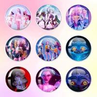ราคา Kpop Demon Hunters เข็มกลัดสไตล์เกาหลีสาว Group Pins ของขวัญของที่ระลึกนักเรียน (29241102827)