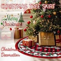 ราคา กระโปรงธีมต้นคริสต์มาสสีแดงเขียวลายตารางหมากรุก สำหรับ party และ occasions (43116107509)