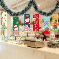 ราคา สุขสันต์วันคริสต์มาสแขวนเครื่องประดับตกแต่งคริสต์มาสร้านค้าหน้าต่างแขวนจี้ปีใหม่2026แขวนตอม่อธง n ความโลภ (53151398978)