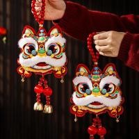 ราคา ตกแต่งปีใหม่ สิงโต เต้นรํา จี้ คู่ ปลา กระดิ่ง โพนี่ ลูกบิดประตู แขวน เทศกาลฤดูใบไม้ผลิ เครื่องประดับอวยพร (45301414020)