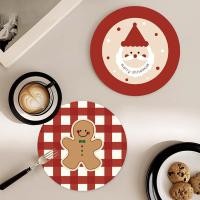 ราคา ที่รองแก้วคริสต์มาส Pvc แผ่นรองจานทนความร้อน อุปกรณ์ปาร์ตี้วันหยุด (43970910282)