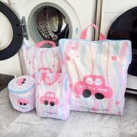 ราคา ถุงซักผ้าตาข่ายเสื้อผ้าและชุดชั้นในกระเป๋าการ์ตูนสีชมพูรถมือถือซักผ้ากระเป๋า (41708232428)