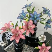 ราคา ลิลลี่ดอกไม้ประดิษฐ์การจัดดอกไม้แจกันอุปกรณ์ตกแต่งบ้าน (24394732441)