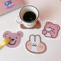 ราคา การ์ตูนถ้วยซิลิโคน Anti slip กาแฟ Placemats ถ้วย Pad แยกตาราง Coaster ตกแต่งบ้าน (44111005739)