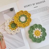 ราคา ที่รองแก้วดอกไม้ทอมือแผ่นรองจานทนความร้อนตกแต่งบ้านมัลติฟังก์ชั่น (42252421333)