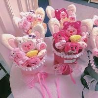 ราคา ช่อทับทิมคิตตี้สีชมพูตุ๊กตาตุ๊กตาช่อดอกไม้โรแมนติกแฟนของขวัญวันเกิด (40210269658)