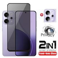 ราคา 2in1 ความเป็นส่วนตัวกระจกนิรภัยสําหรับ OPPO Reno 14 Pro 14F 13F 4G 5G 2025 ป้องกันหน้าจอคลุมทั้งหมดเลนส์กล้องสําหรับ Reno14 14Pro Reno14Pro Reno13F Reno14F เลนส์ฟิล์ม Class (41802427920)