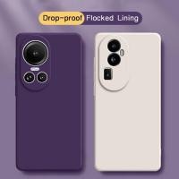 ราคา เคสโทรศัพท์มือถือ ยางซิลิโคนนิ่ม TPU ทรงสี่เหลี่ยม สีพื้น สําหรับ OPPO Reno 11 10 Pro Plus 5G 2023 Reno10 Reno10Pro 10Pro 10ProPlus Reno11 11Pro Reno11Pro (21990104828)