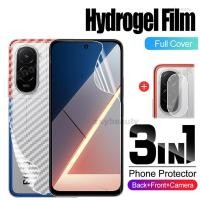 ราคา Soft Hydrogel ฟิล์มสําหรับ Xiaomi POCO M7 4G 5G M7Plus 2025 คาร์บอนฟิล์มด้านหลังสําหรับ Mi POCOM7 Plus ป้องกันหน้าจอกล้องเลนส์ Protector คลุมทั้งหมดฟิล์มเลนส์ (26490265081)