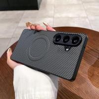 ราคา SAMSUNG สําหรับSamsung Galaxy A56 A36 A26 A17 A16 A54 A35 A15 A06 4G 5G 2025 กรณีแม่เหล็กคาร์บอนไฟเบอร์ปลอกหนังสําหรับSamsungA56 SamsungA16 A05 A05Sกันกระแทกปกหลัง (28880805745)