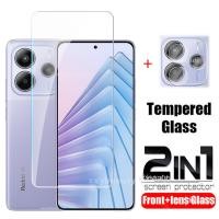 ราคา สําหรับ Redmi หมายเหตุ 14 5G 4G 2025 ป้องกันหน้าจอคลุมทั้งหมดกระจกนิรภัยใสสําหรับ Note14 กระจกป้องกันกล้องเลนส์ฟิล์ม (26872866395)