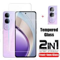 ราคา Vivo Y19S 5G 4G V40 Lite Y200 2025 ป้องกันหน้าจอ 2in1 คลุมทั้งหมดกระจกนิรภัยใสสําหรับ VivoY19S V40Lite VivoV40Lite VivoY200 ป้องกันกล้องเลนส์ฟิล์ม (28962479090)